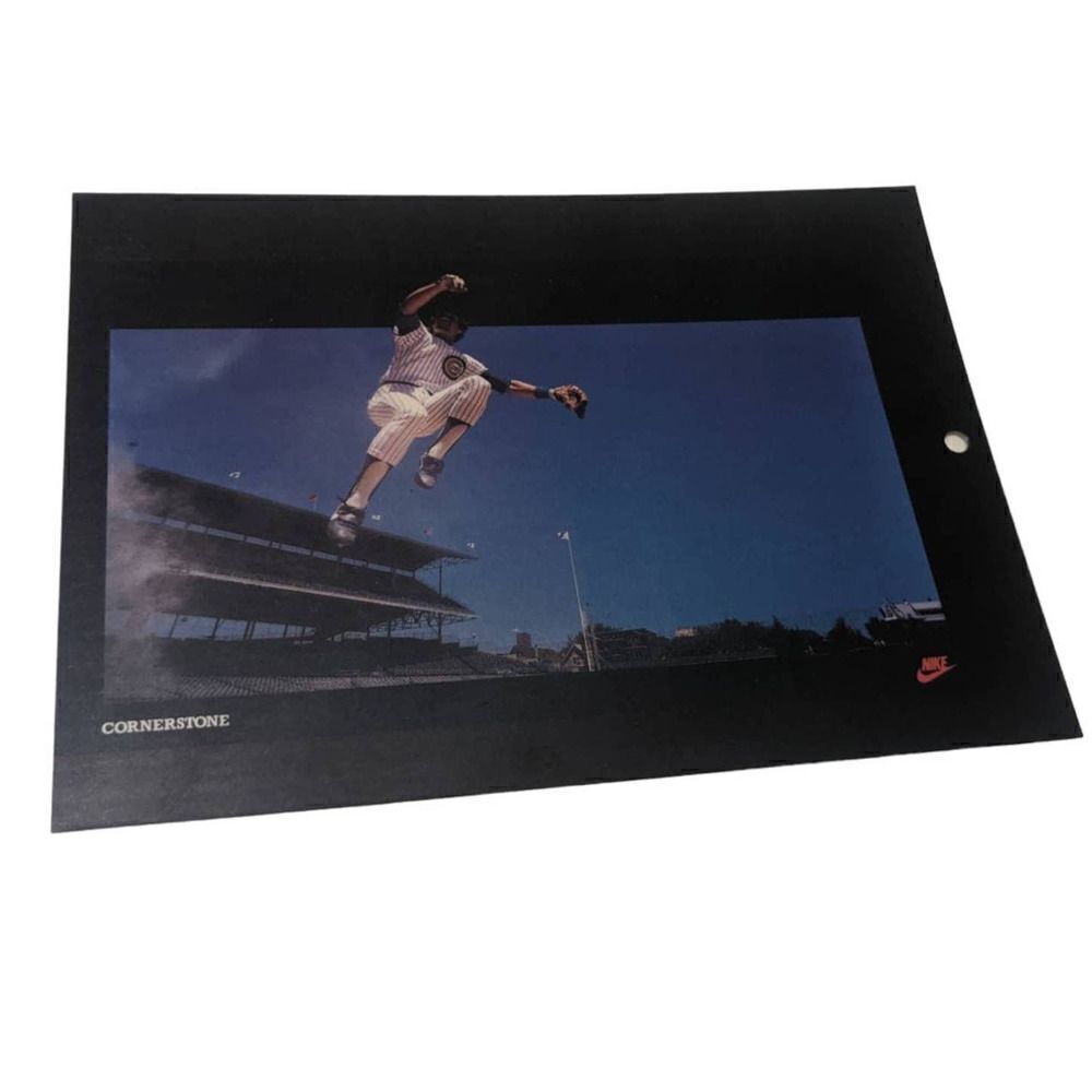 1983-1985 Nike Poster Card 5X7 Cornerstone Ryne Sandberg Chicago Cubs MLB‎